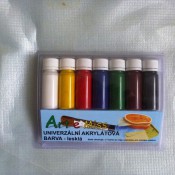 Barva akrylová univerzální - lesklá - SADA